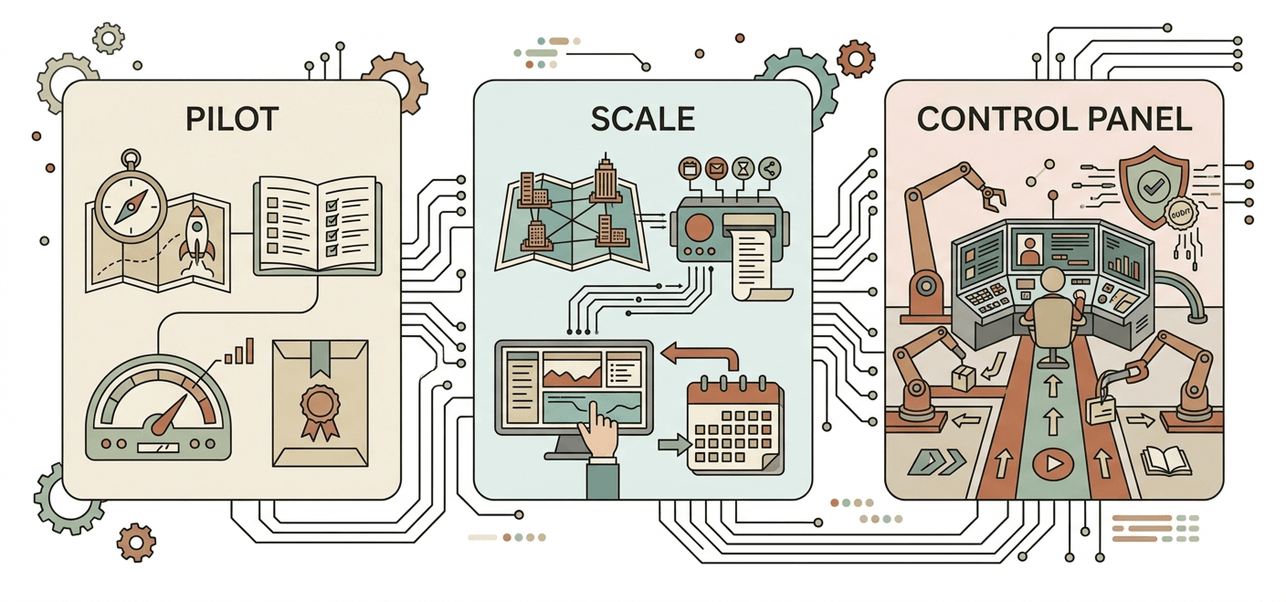 Service Tiers, Pilot to Control Panel