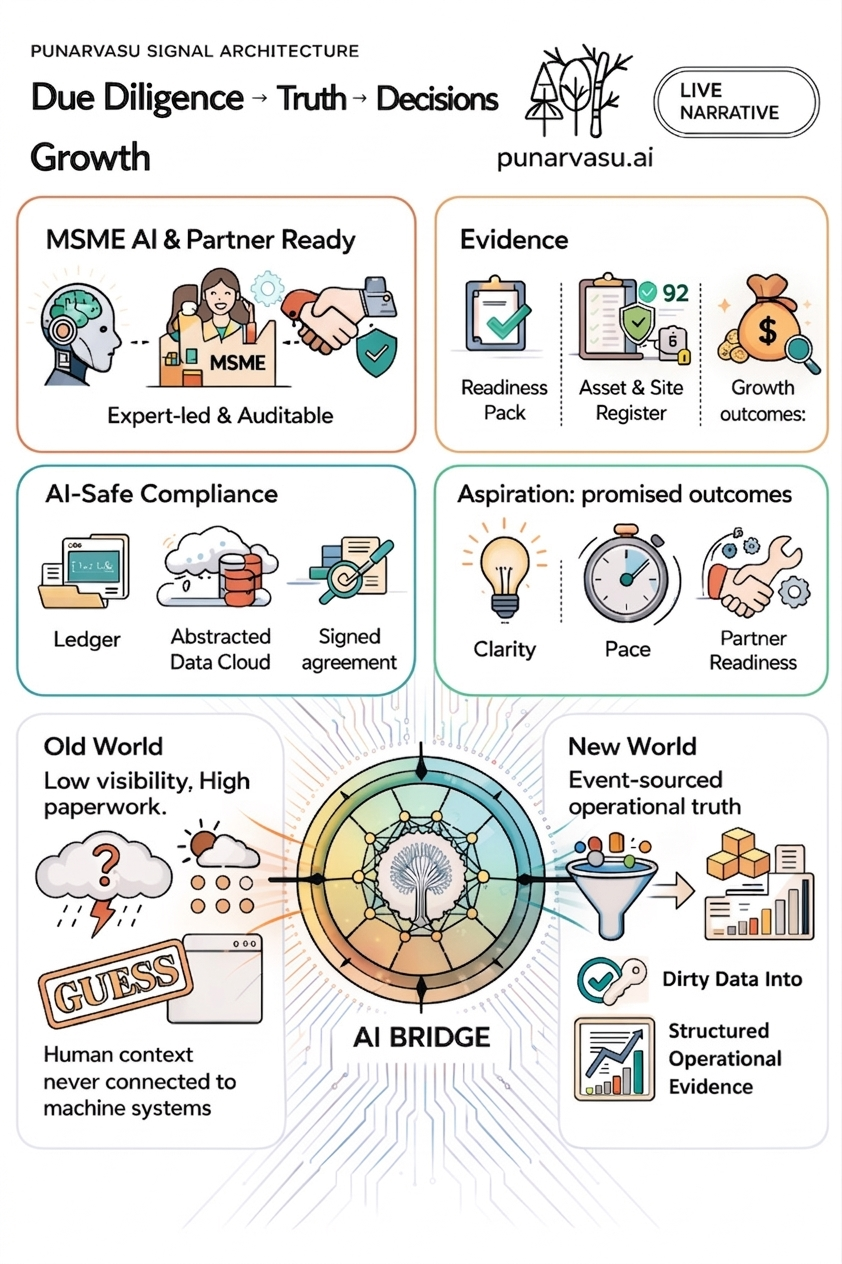 Punarvasu Signal Architecture, Mess to Truth to Decisions to Growth